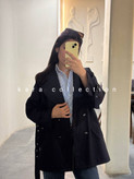بارونی کوتاه پارچه وارداتی مدل soody مناسب دانشگاه