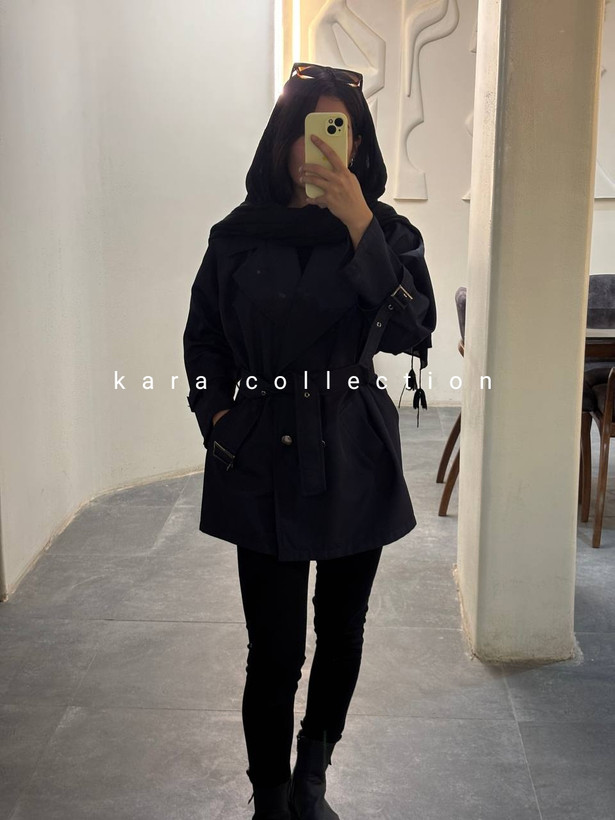 بارونی کوتاه پارچه وارداتی مدل soody مناسب دانشگاه