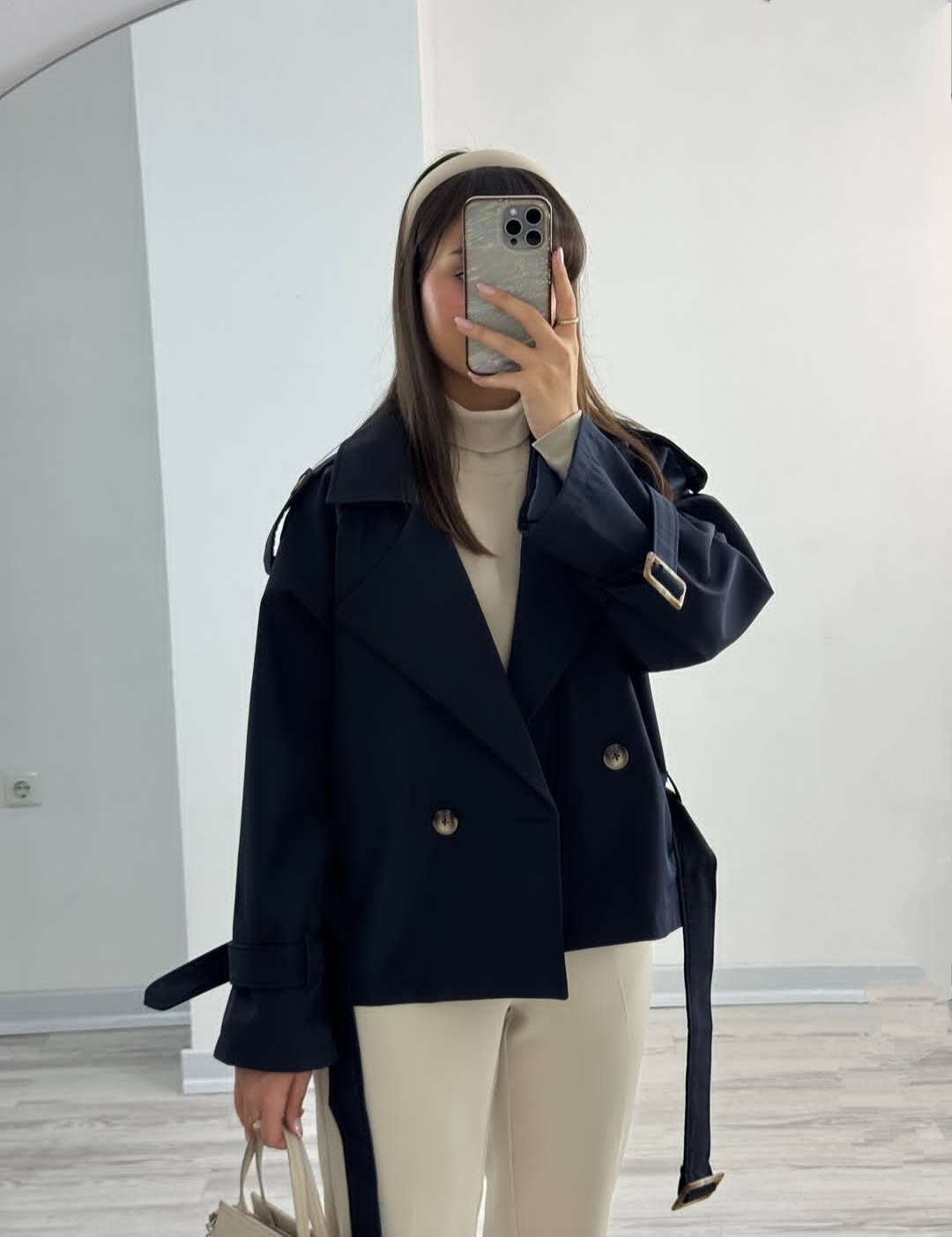 ترنچ کت بارونی مدل tina
